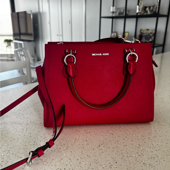 Michael Kors Bold Pink Satchel - Picture 8 of 13